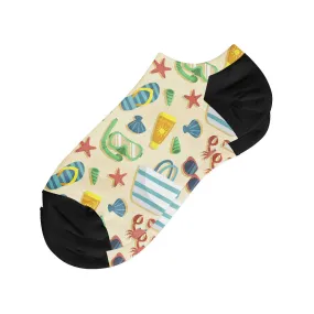 Κάλτσες #doyoudaresocks Digital Printed Low Cut Beach Equipment (code 50083)