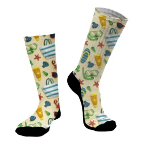 Κάλτσες #doyoudaresocks Digital Printed SuperSport Beach Equipment (code 70137)