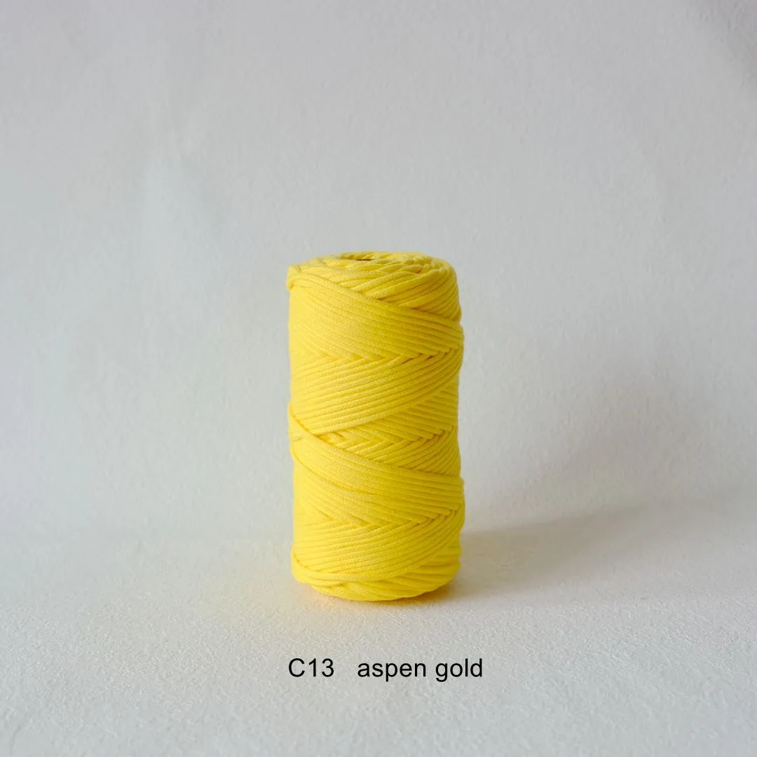 3MM MACRAME BRAIDED - CORED - 37 COLORS