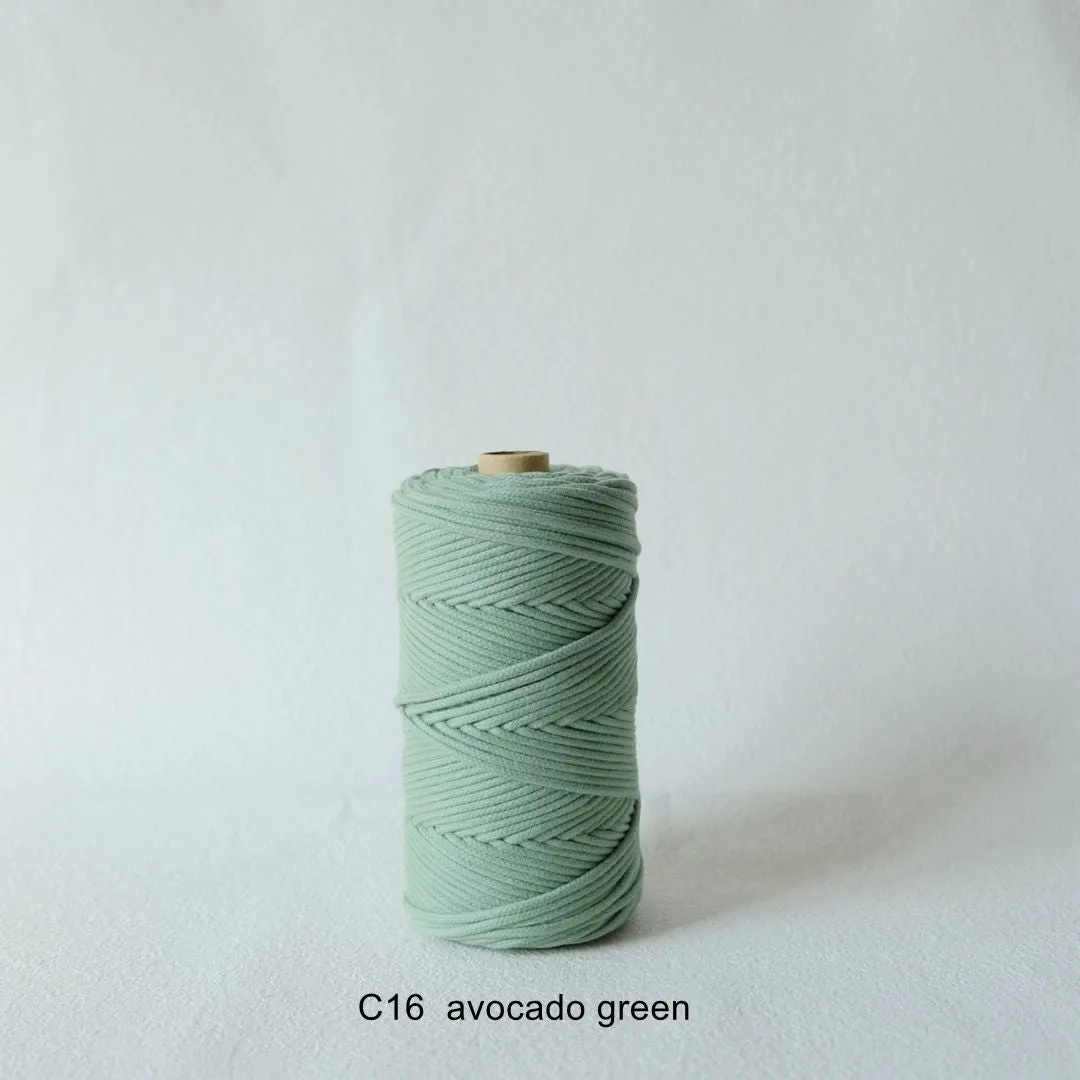 3MM MACRAME BRAIDED - CORED - 37 COLORS