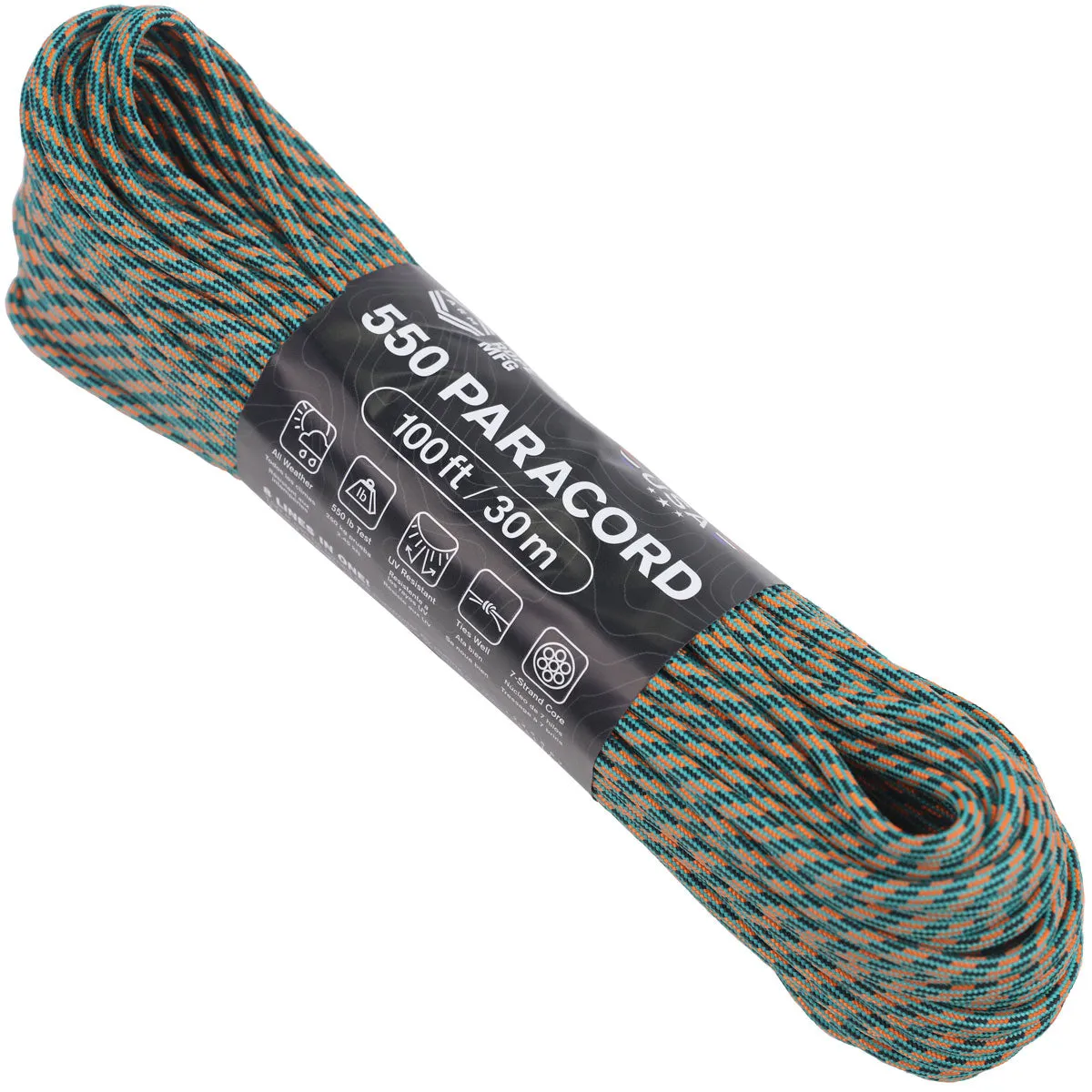 550 Paracord - Blacklight