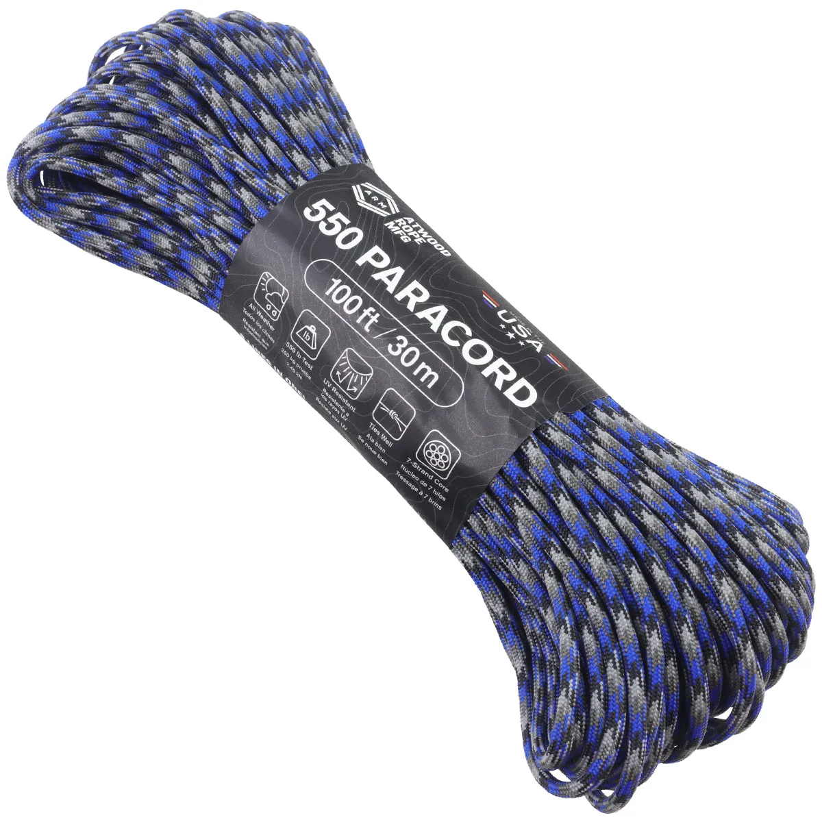 550 Paracord - Blue Steel