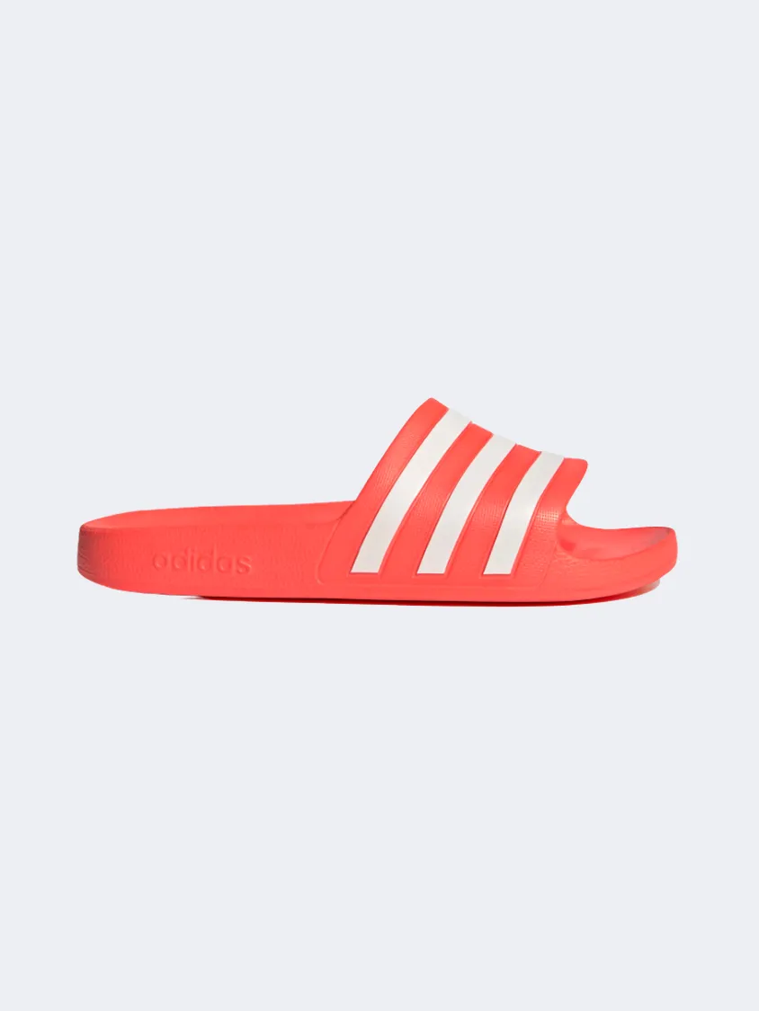 Adidas Adilette Aqua Unisex Swim Slippers Solar Red