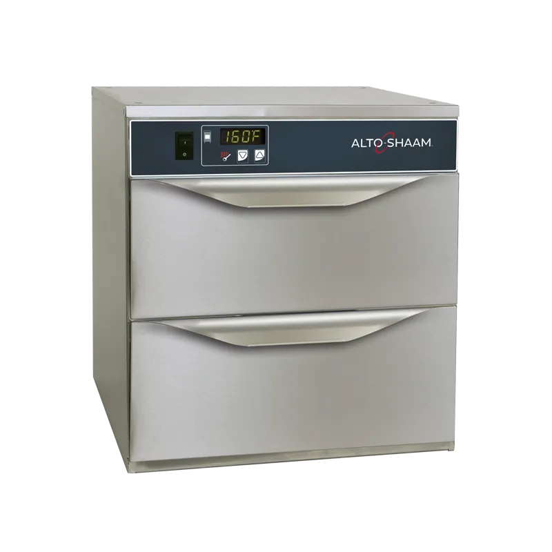 Alto-Shaam 16.7" Narrow 2 Drawer Warmer, Stainless Steel