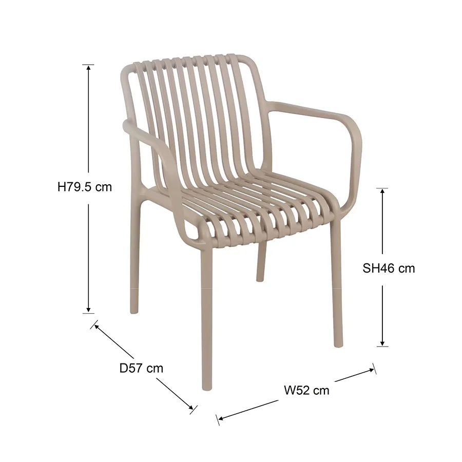 Andre Outdoor Arm Chair