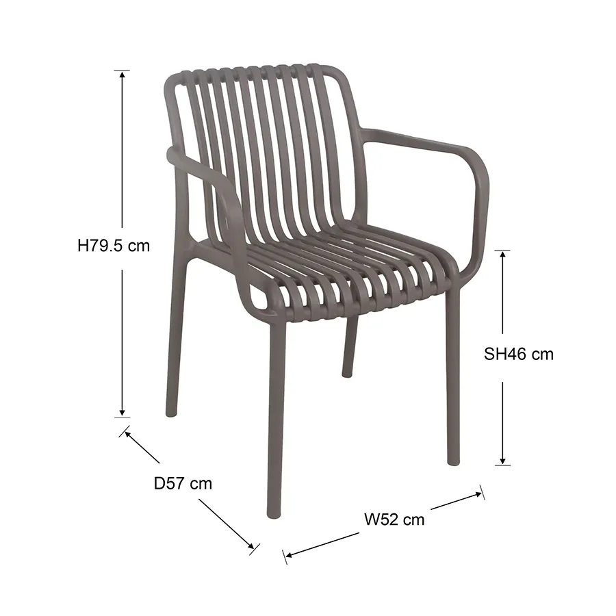 Andre Outdoor Arm Chair