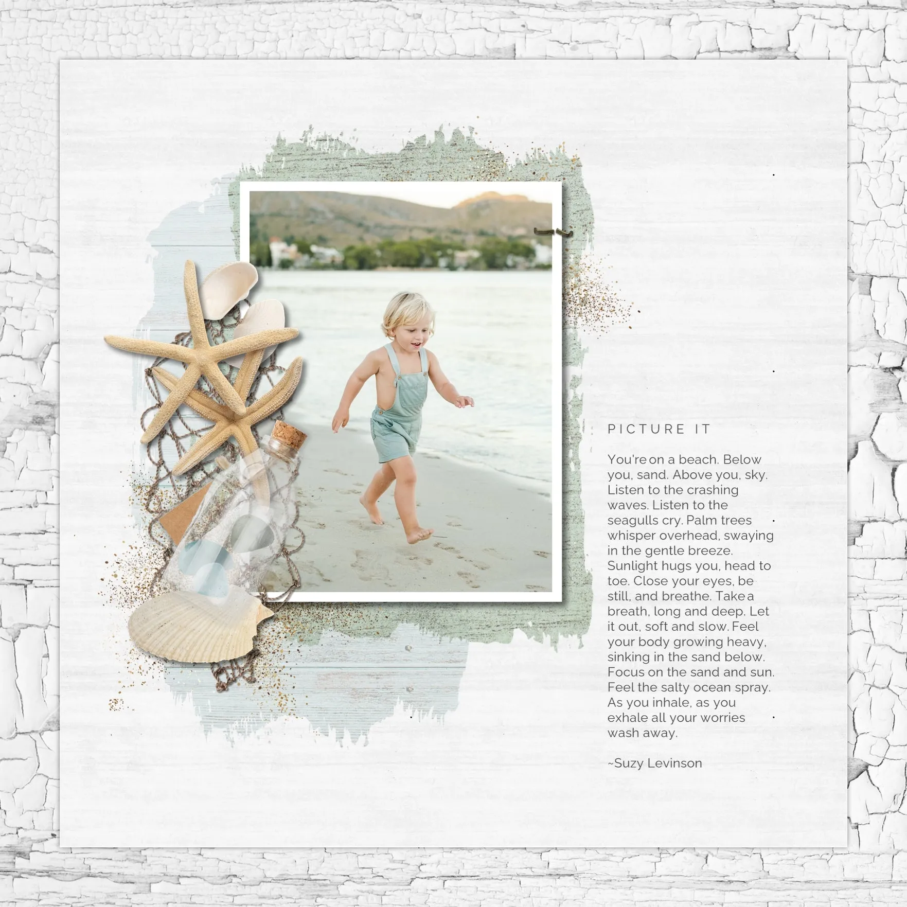 Around the Shore Elements Digital Scrapbook Kit