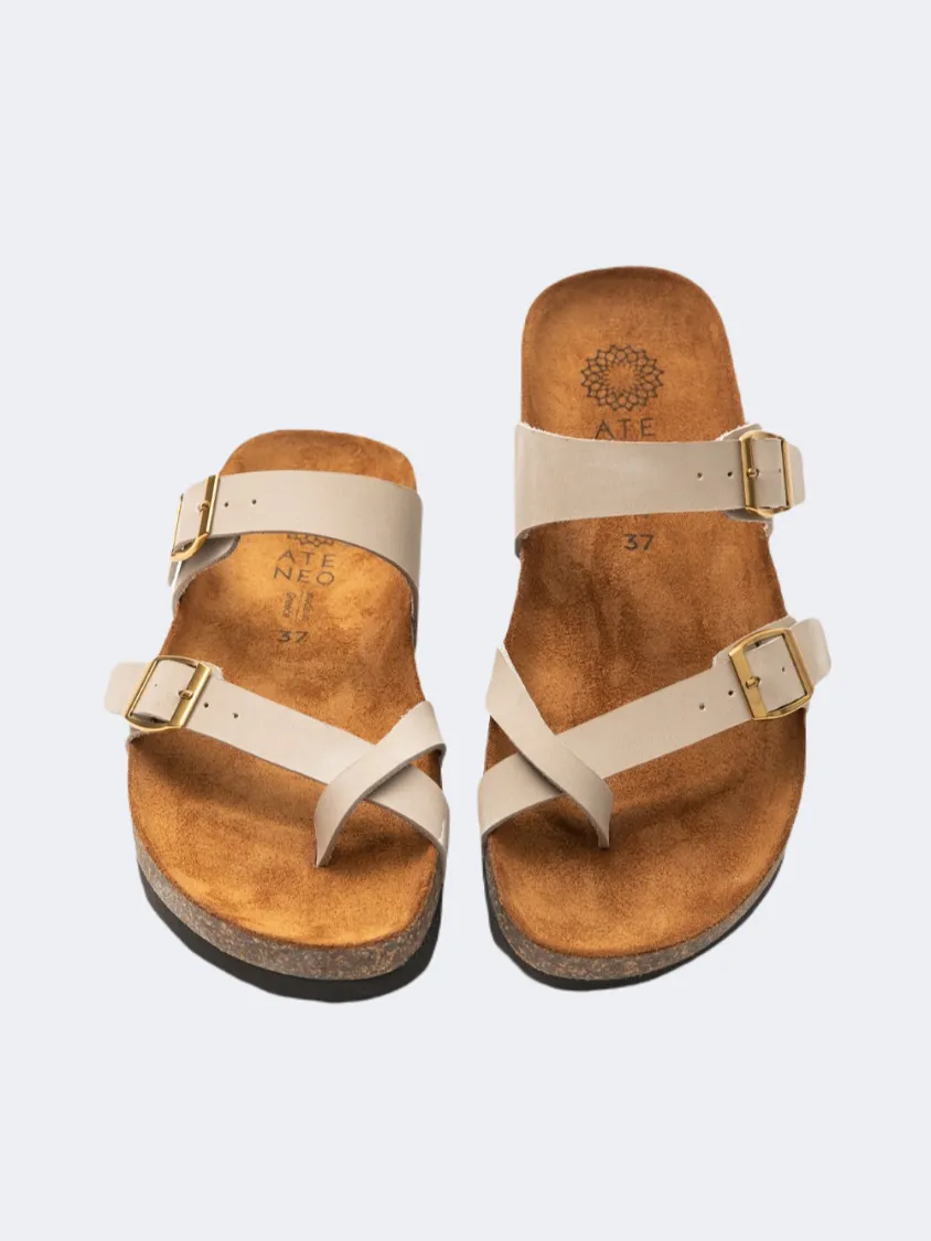 Ateneo Comfort Women Beach Slipper Beige