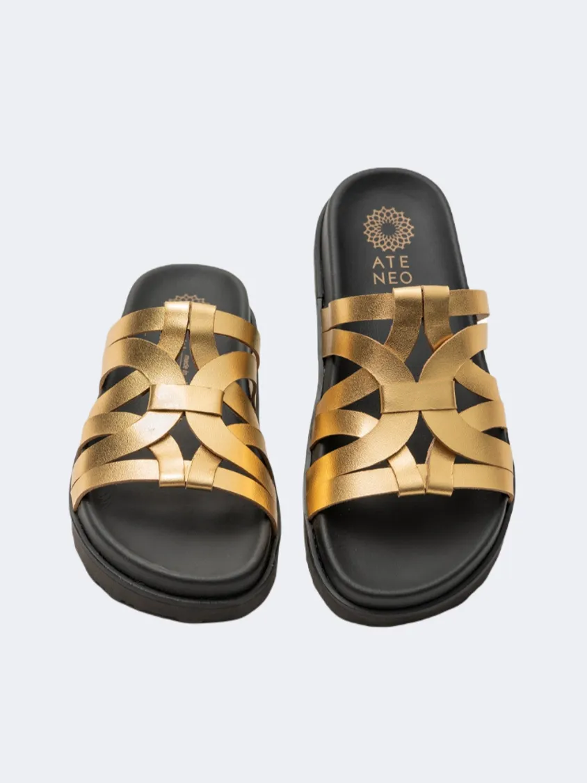 Ateneo Comfort Women Beach Slipper Gold