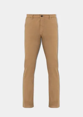 Bamforth Men's Chino Trouser In Sand - Regular Fit