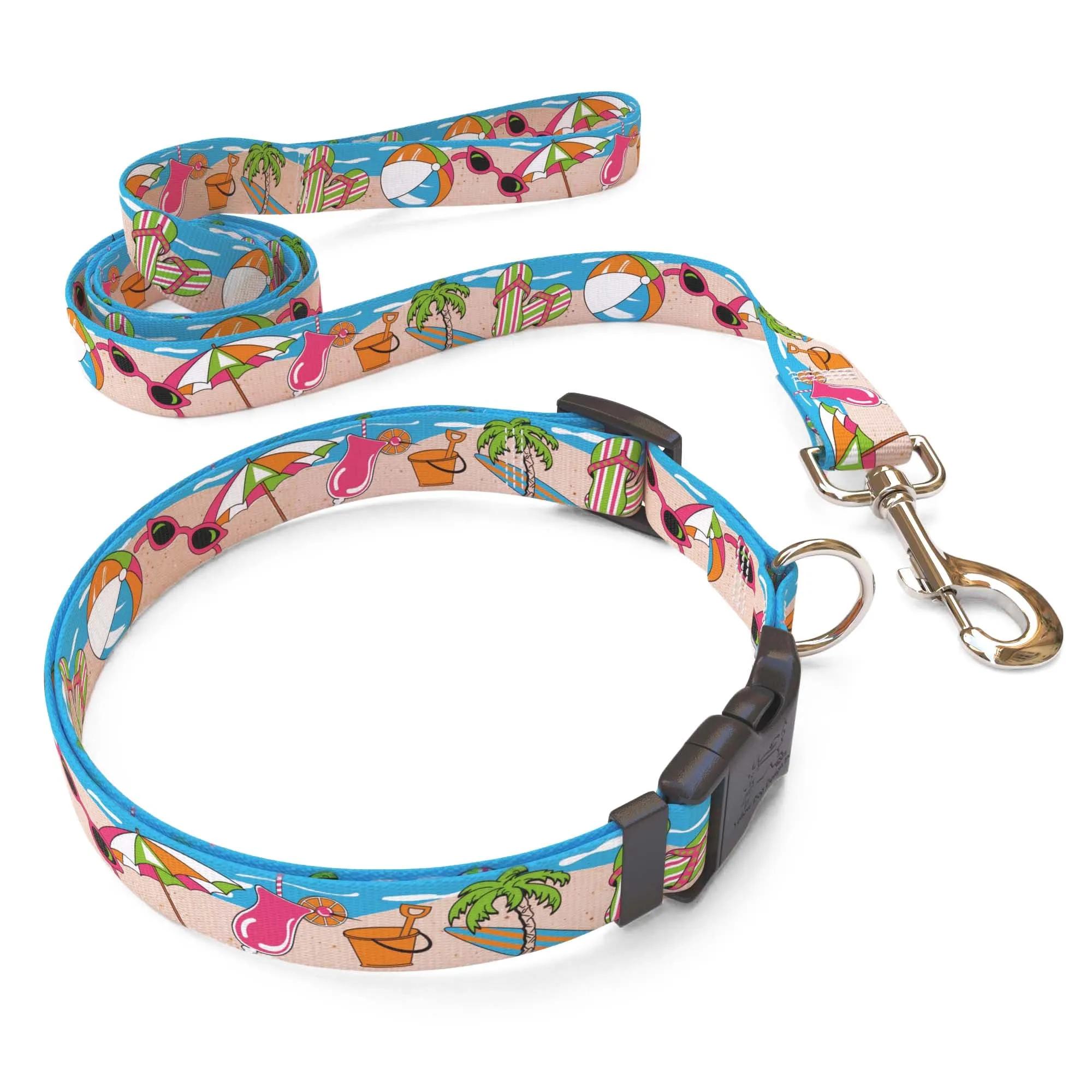 Beach Party Dog Collar