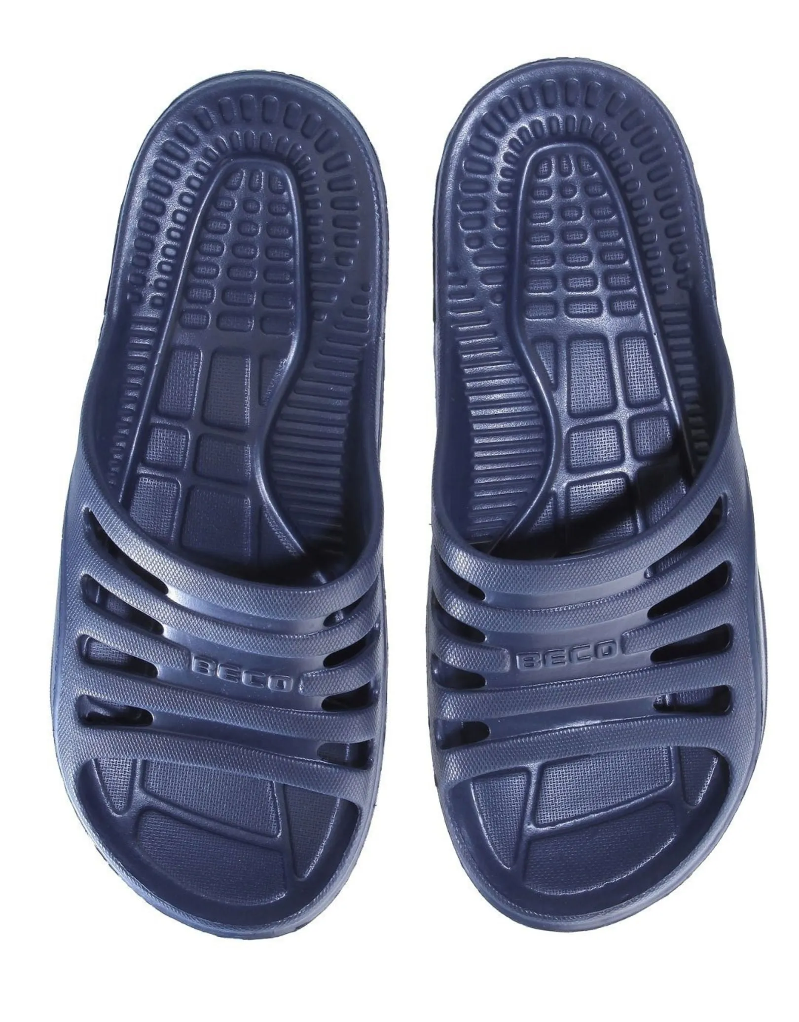 BECO Navy Pool/Sauna Slippers for Men