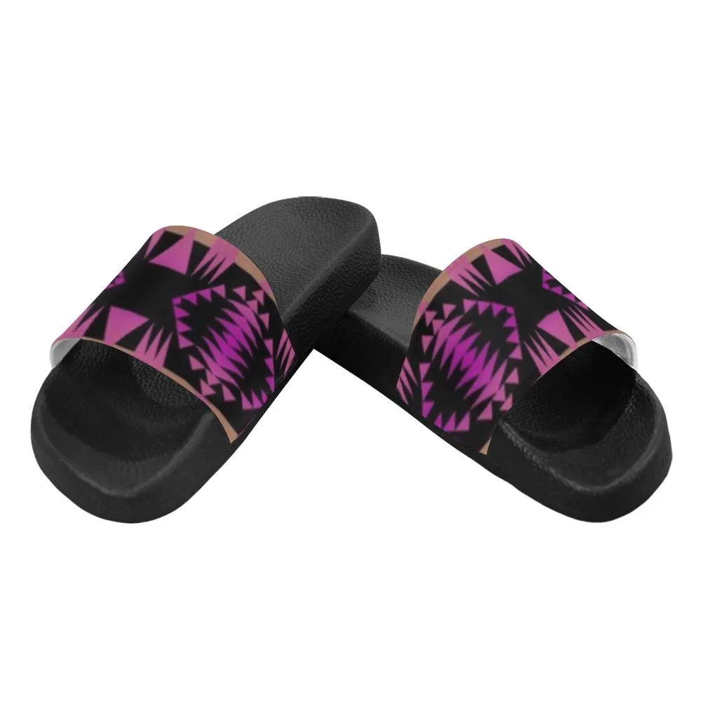 Between the Mountains Berry Women's Slide Sandals