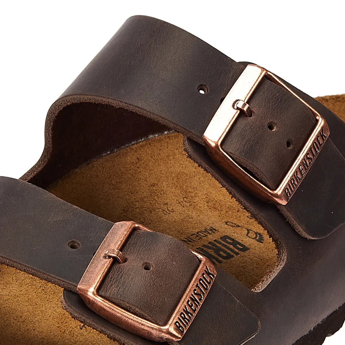 Birkenstock Arizona Birko-Flor Mens Brown Regular Sandals