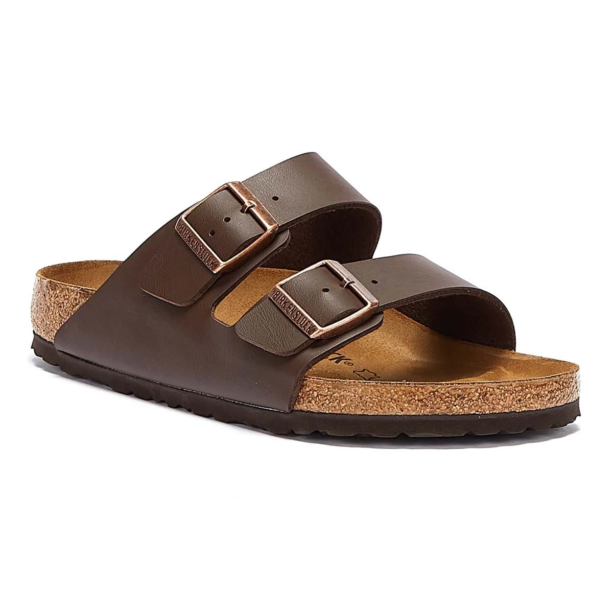 Birkenstock Arizona Birko-Flor Mens Brown Regular Sandals