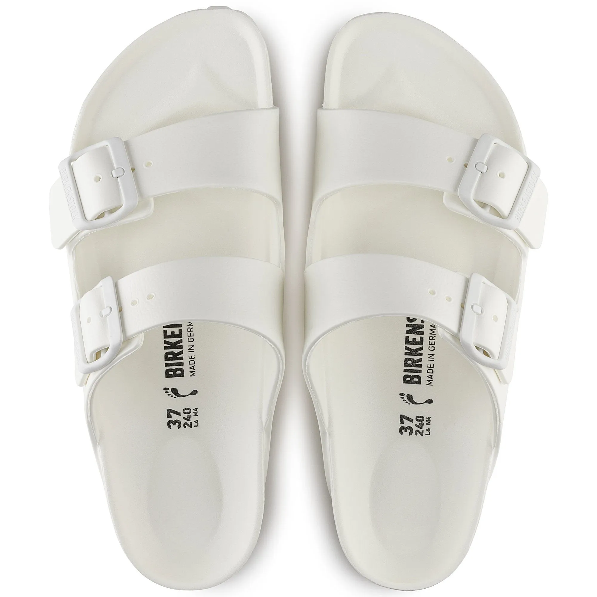 BIRKENSTOCK ARIZONA ESSENTIALS WHITE EVA