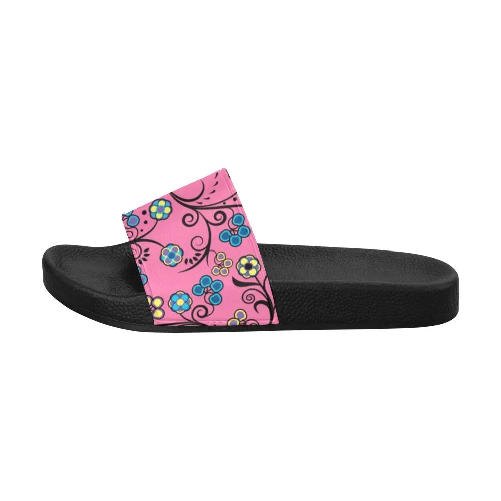 Blue Trio Bubblegum Women's Slide Sandals