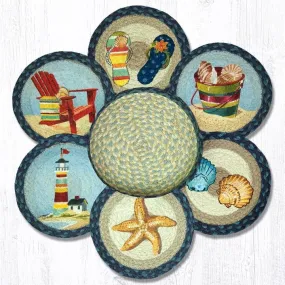 By The Sea Trivet/Basket Set