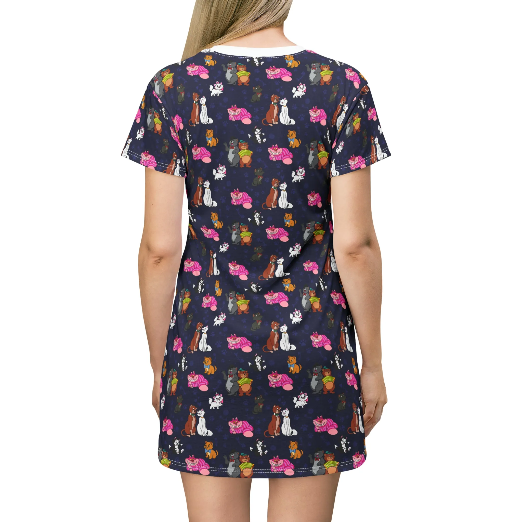 Cat Favorites T-Shirt Dress