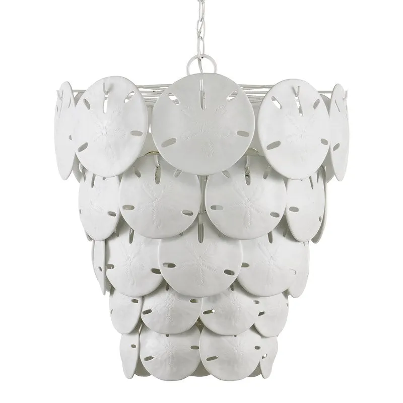 China Sand Dollar Tiered Chandelier