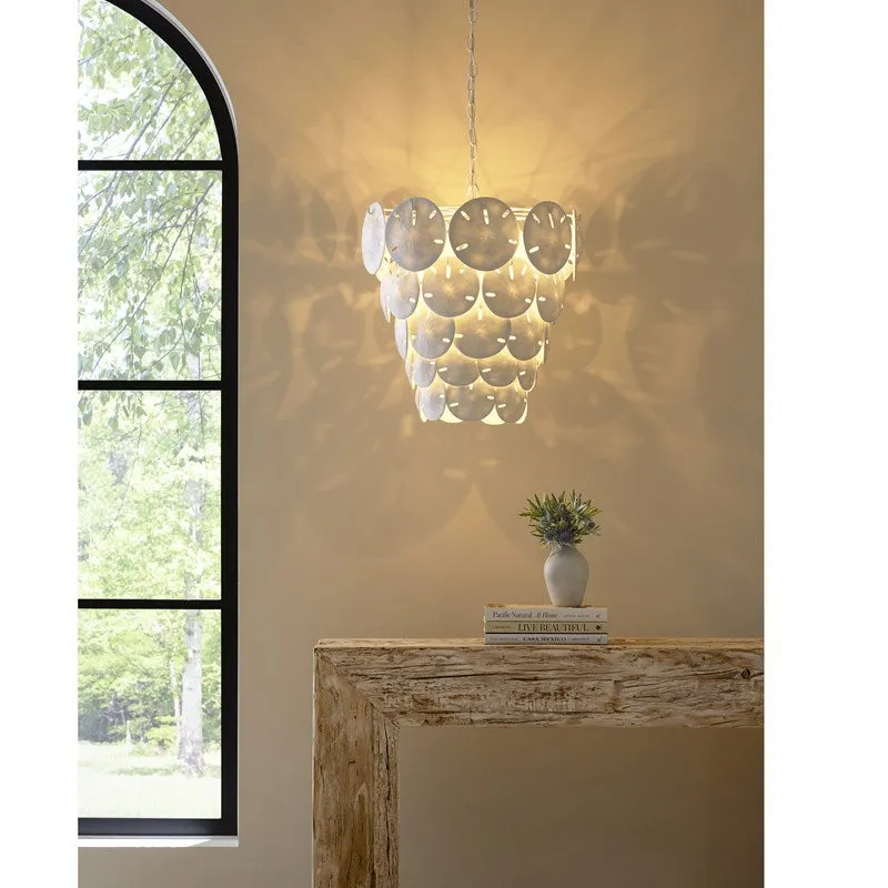 China Sand Dollar Tiered Chandelier