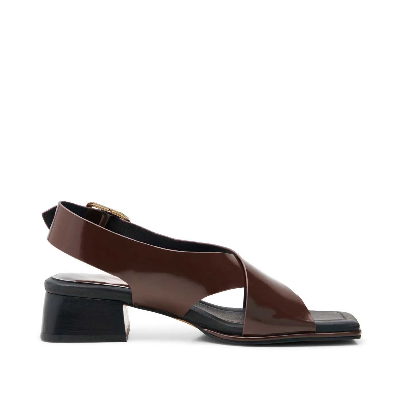 Colette sandal leather - BROWN