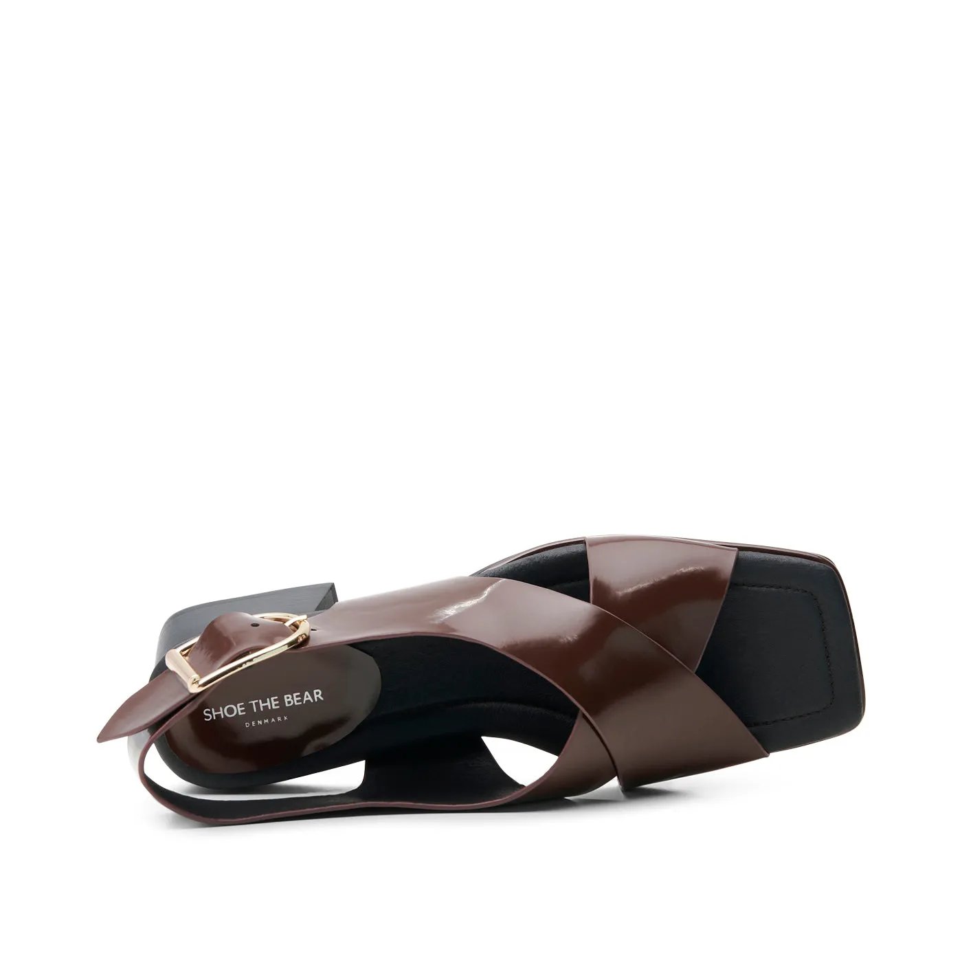 Colette sandal leather - BROWN