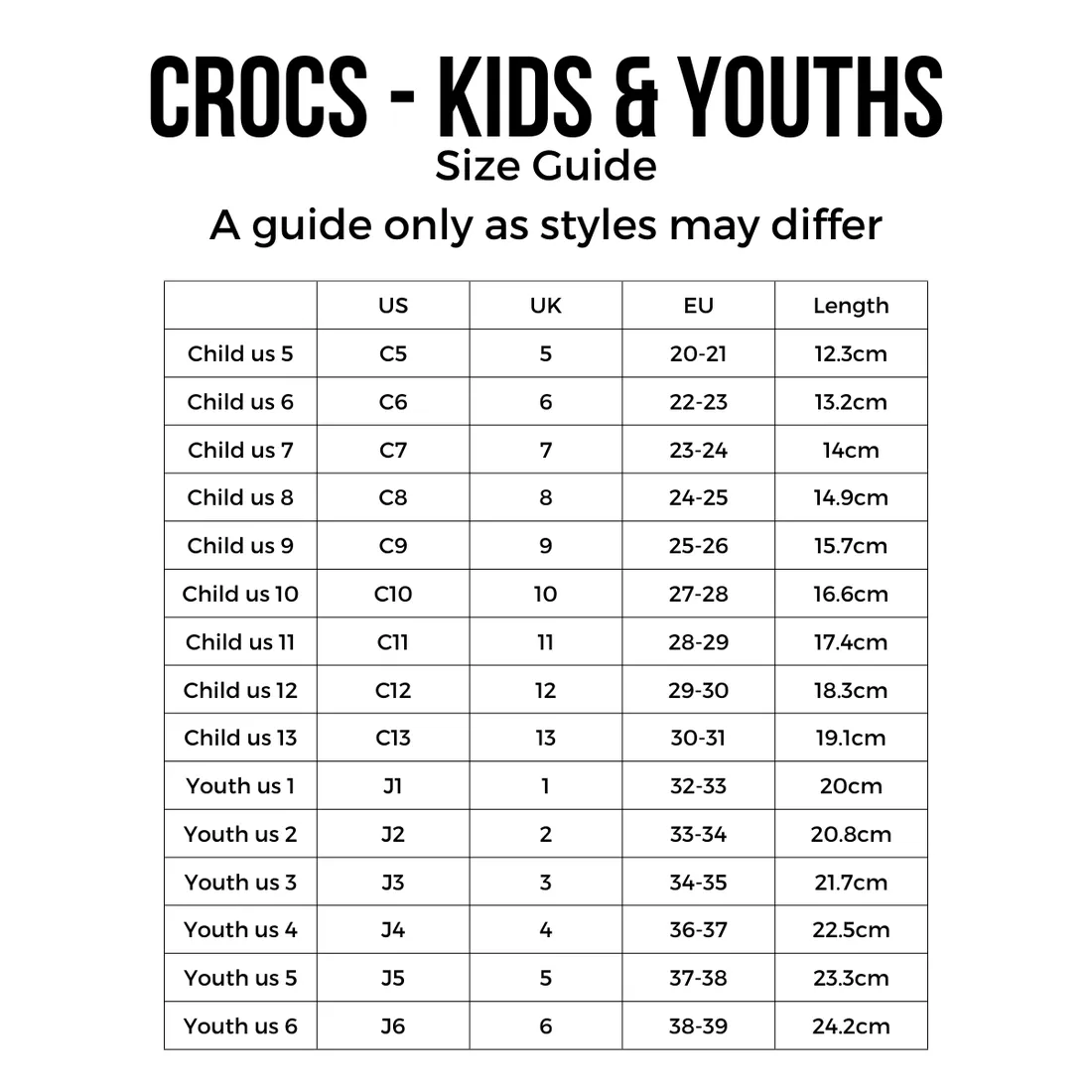 Crocs Kids - Classic Clog Reflector White Multi - Junior Youths Sizes