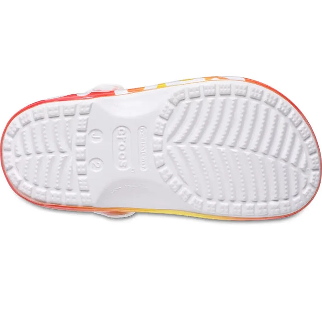 Crocs Kids - Classic Clog Reflector White Multi - Junior Youths Sizes