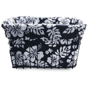 Cruiser Candy,Lnr Blk/Wht Hibiscus Flower Basket Liner Cruiser Candy Baskets