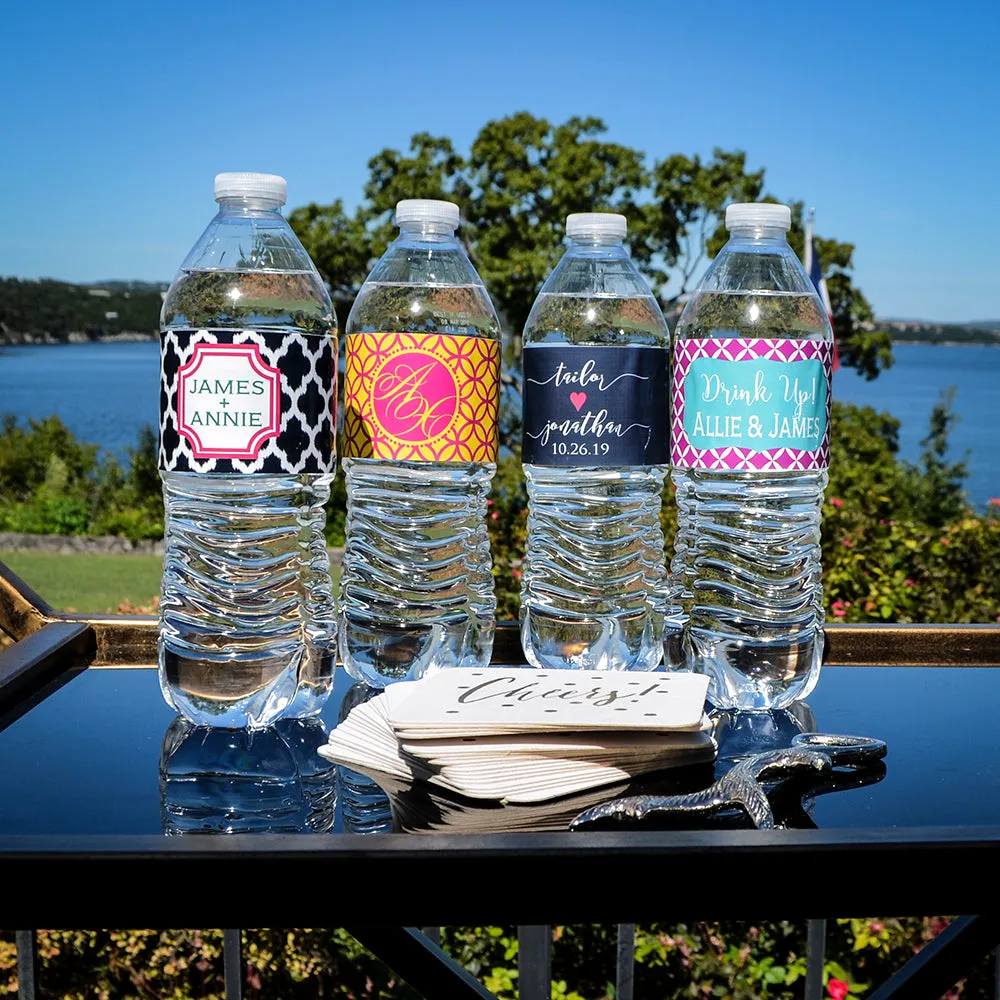 Custom Full Color Water Bottle Labels