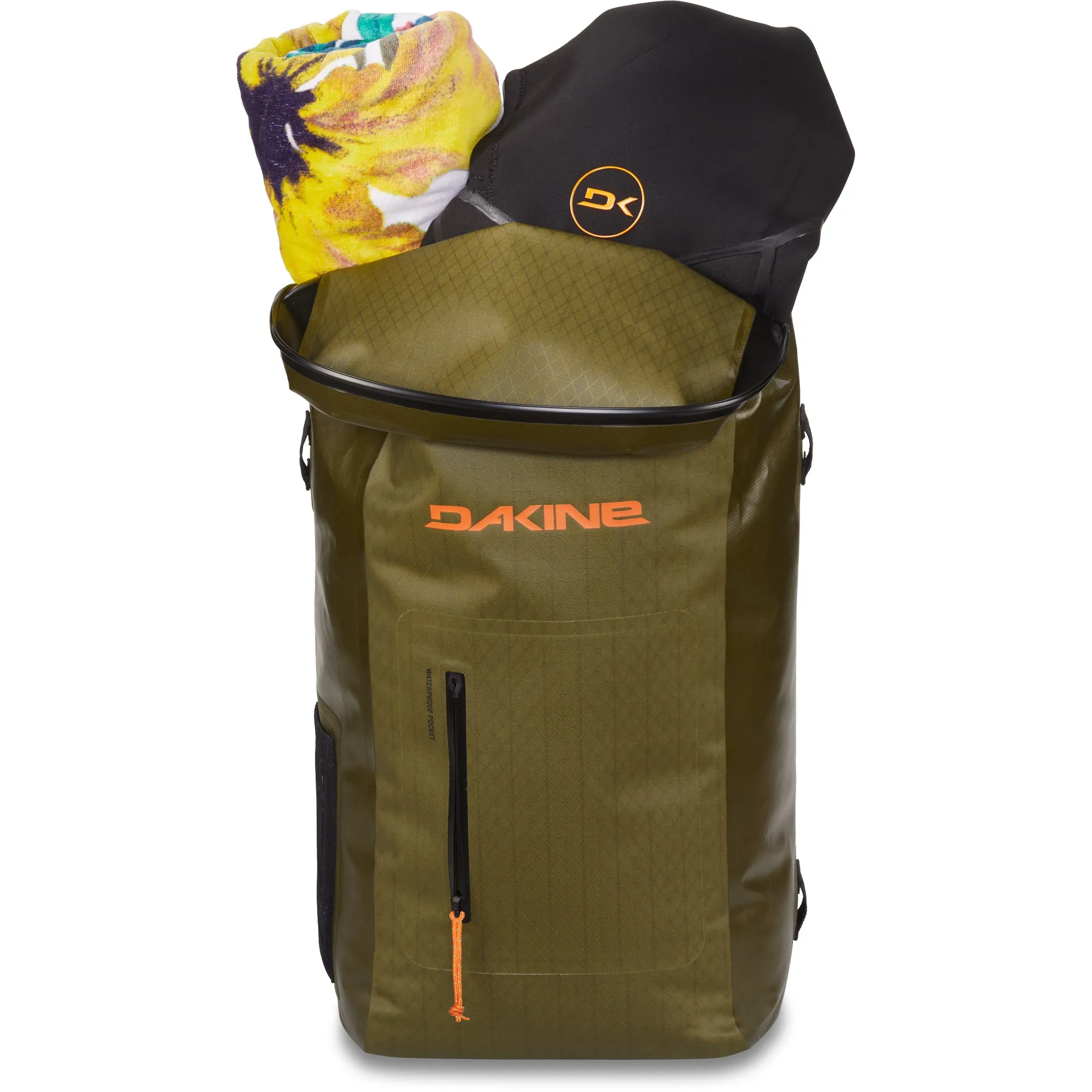 Dakine Cyclone DLX 36L Dry Pack - Dark Olive