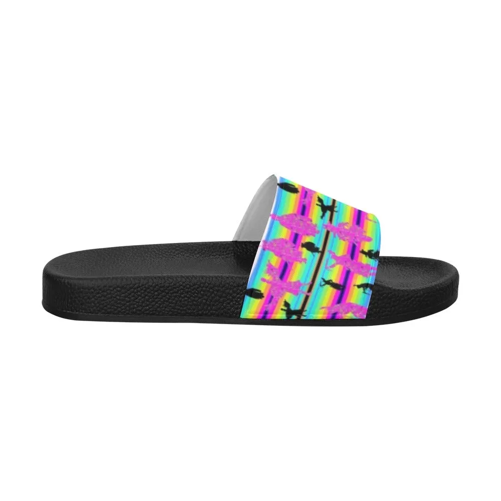 Dancers Sunset Contest Men's Slide Sandals