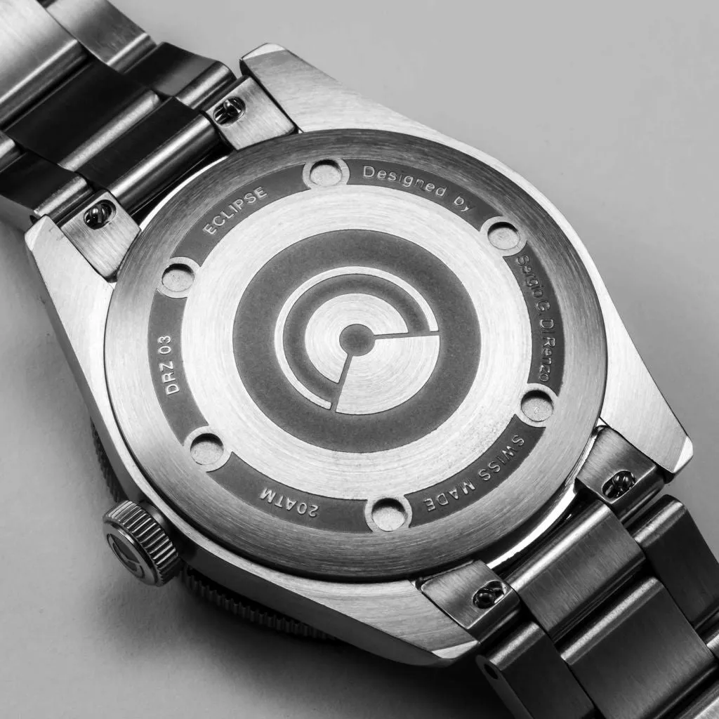 Direnzo DRZ03 Eclipse V2 Silver&nbsp;White - Swiss&nbsp;Made