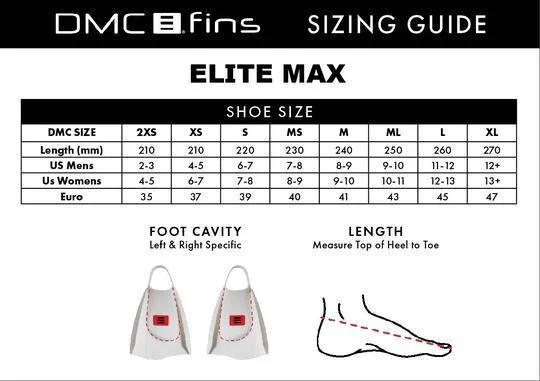 DMC Fins ELITE 1 - UV Colour Change Pink