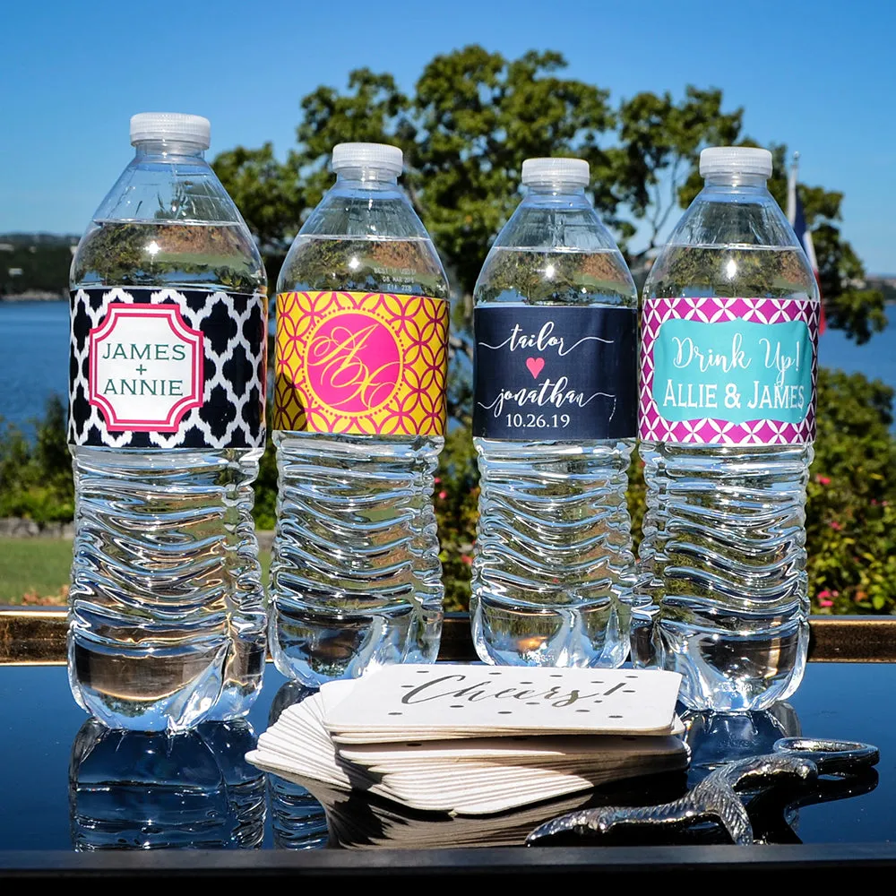 Drink Up Full Color Water Bottle Labels