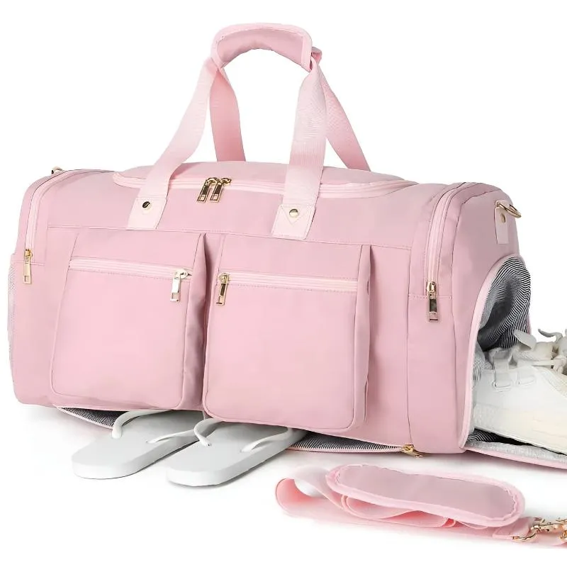 Duffle Bag With Shoe Compartment