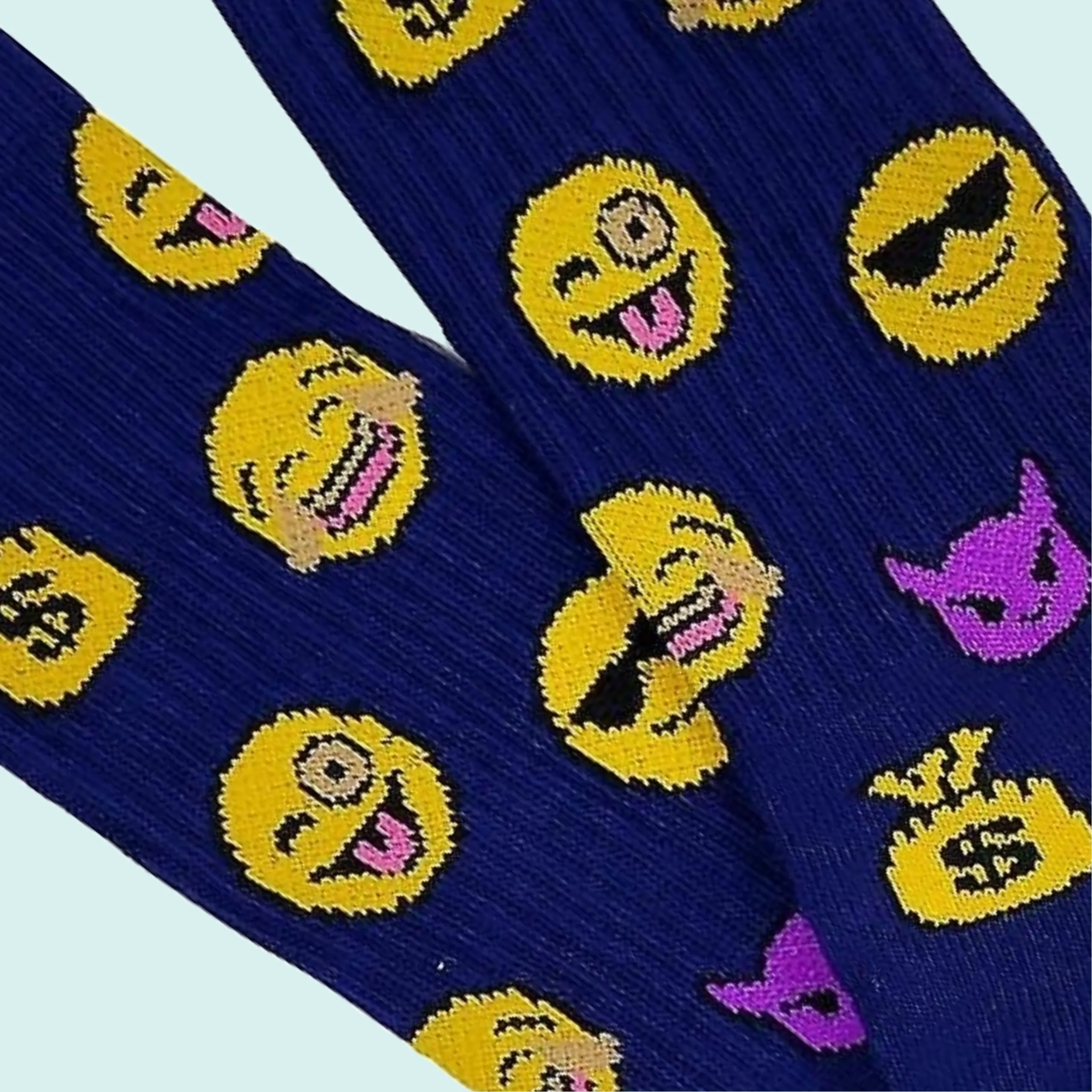 Emoji Socks Toro and Cool Money Bags Street Skate Socks (Adult Large - Men's Shoe Sizes 8-12)