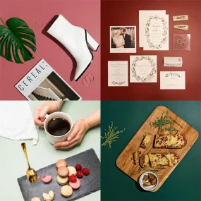 Flat Lay Instagram Backdrop Bundle - Christmas Bundle (56cm x 87cm)