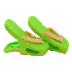 Flip Flop Sun Bed Towel Clips 2 Pack