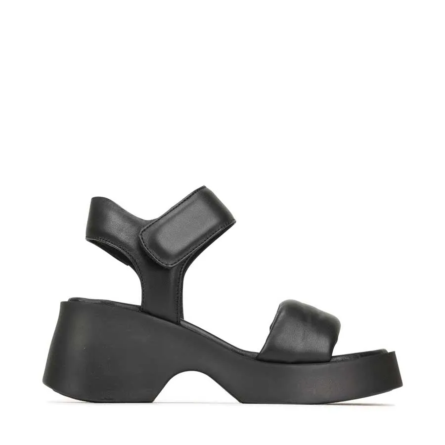 FLORINA CHUNKY WEDGE SANDALS LEATHER