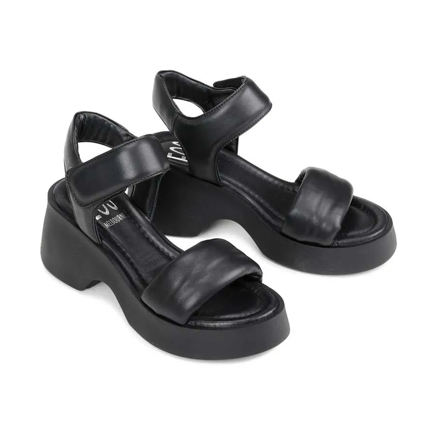 FLORINA CHUNKY WEDGE SANDALS LEATHER