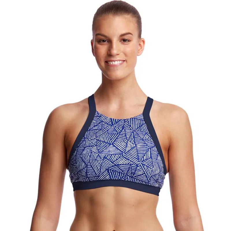 Funkita - Huntsman - Ladies High Neck Crop Top