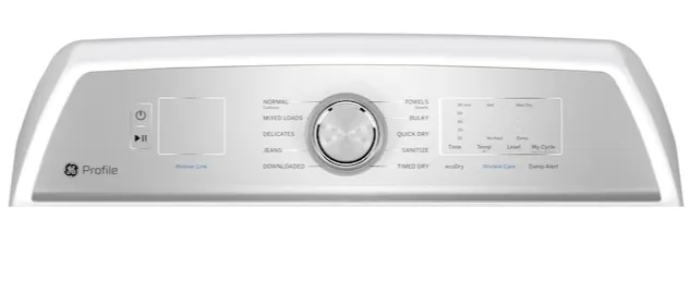 GE Profile 7.4-cu ft Electric Dryer (White) ENERGY STAR