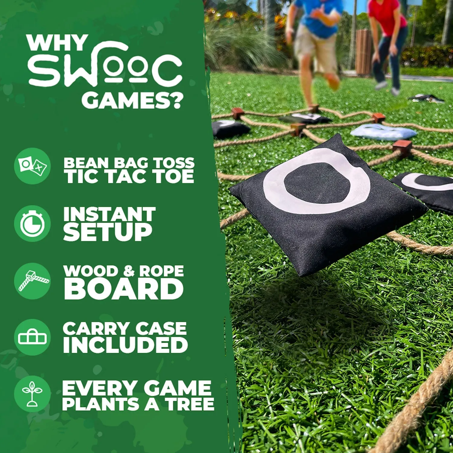 Giant Tic Tac Toe Bean Bag Toss Game