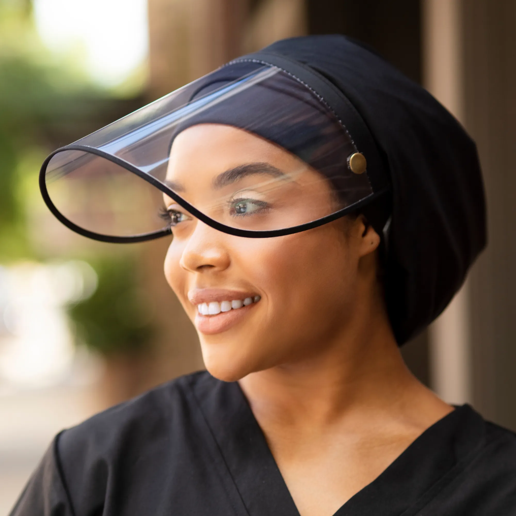 Hairbrella Pro Scrub Cap   Face Shield