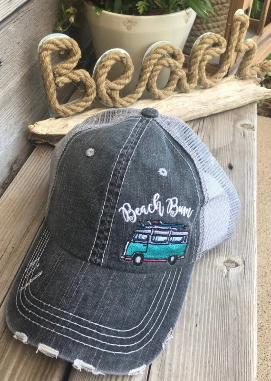 Hats and tanks BEACH Beach hair dont care Feelin beachy Beach please Hola beaches Beach bum Embroidered trucker caps