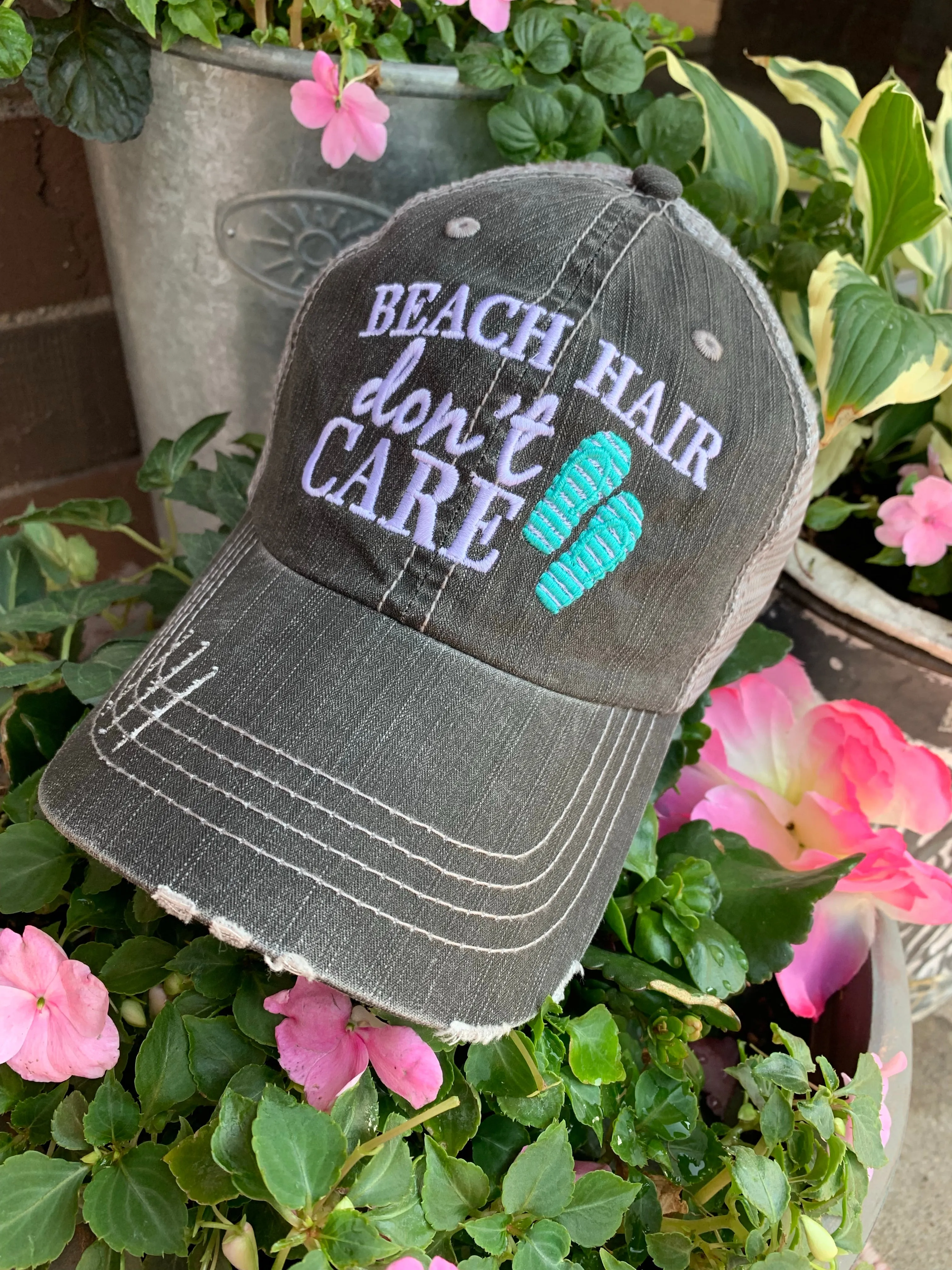 Hats and tanks BEACH Beach hair dont care Feelin beachy Beach please Hola beaches Beach bum Embroidered trucker caps