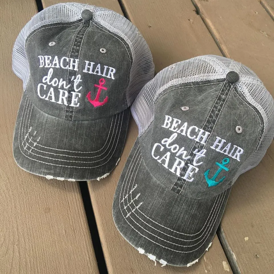 Hats and tanks BEACH Beach hair dont care Feelin beachy Beach please Hola beaches Beach bum Embroidered trucker caps