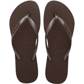 HAVAIANAS Slim Logo Metallic Sandal